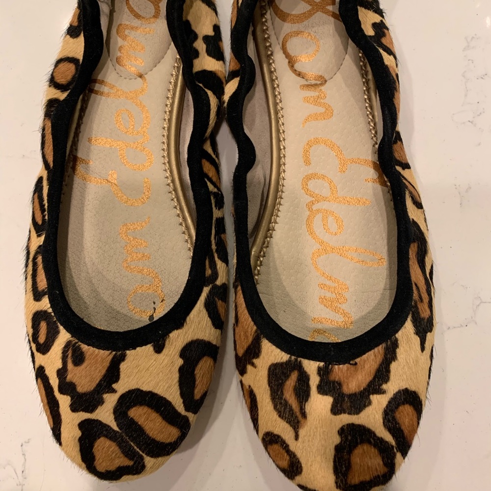 Sam Edelman leopard print flats